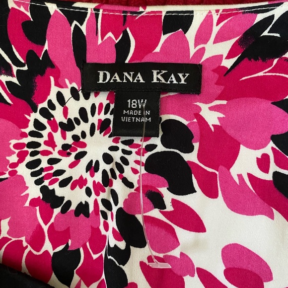 Dana Kay Plus size blazer women’s blazer floral print open front, 18W - Picture 8 of 13